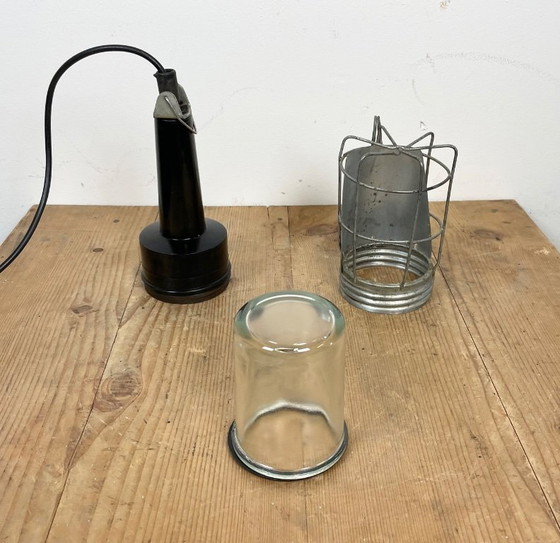 Image 1 of Vintage Industrial Bakelite Hanging Work Light, 1960s