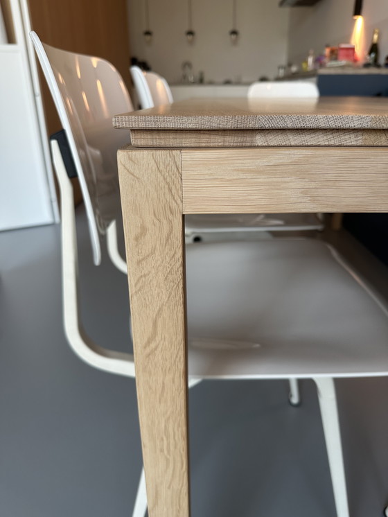 Image 1 of Kluskens - Mistral Dining Table - 200x90 - Oak - Clear Lacquered Stompmatt