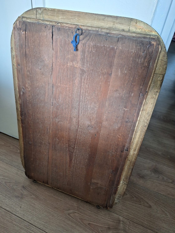 Image 1 of Vecchio specchio con vetro invecchiato/patina