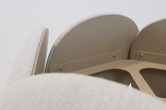 Image 1 of Bogaerts Blossom lamp L - Grijze wollen bekleding, frame in structuur bruin