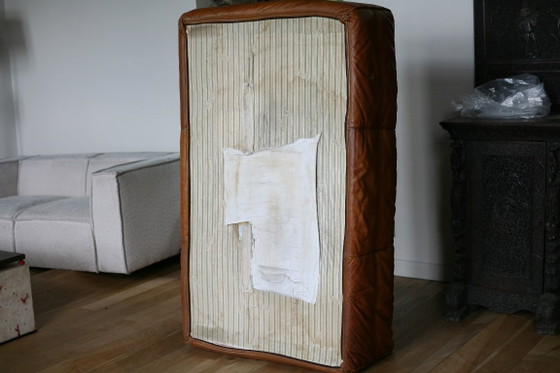 Canapé Ligne Roset, van Michel Ducaroy, model Anais, 1981 – 2 zitsbanken, Leer (photo 12 of 31)