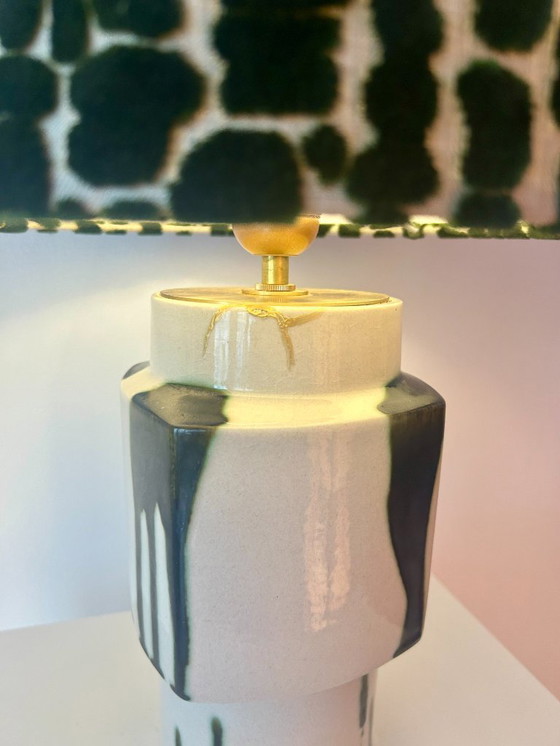 Image 1 of Set of 2 MCM Table Lamps: Upcycled one-of-a-kind pieces made from vases by Ditmar Urbach Keramik – Czech Republic