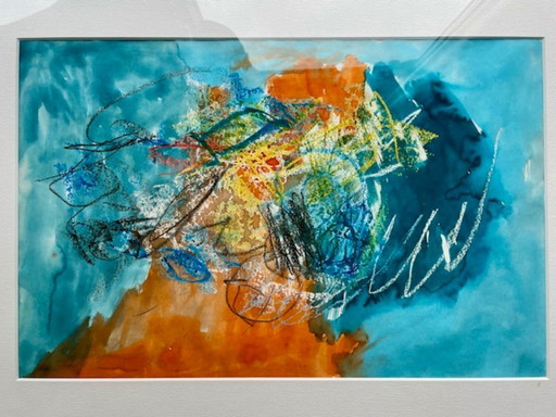 Heidi Feijen - 'Ben', mixed media portrait (59x76cm)