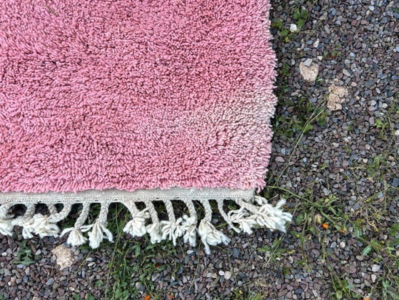 Image 1 of Bellissimo tappeto rosa fatto a mano, 200 cm x 300 cm