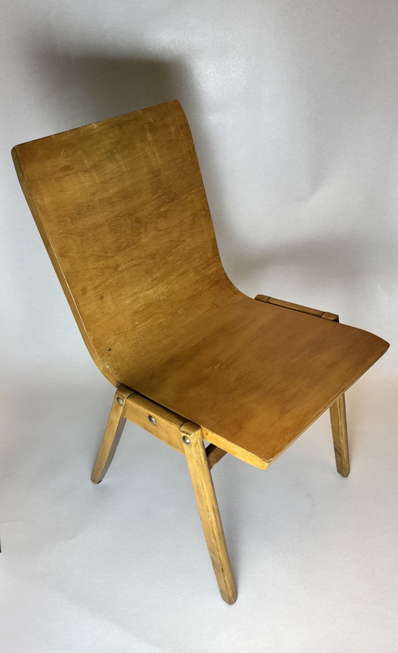 Image 1 of Set di 2 sedie vintage – The Future Dieverbrug (anni '50) – compensato curvato