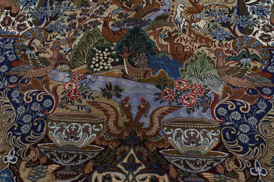 Image 1 of Tapis persan original noué à la main Kashmar Fein Paradise Design 393 x 312 cm Top condition