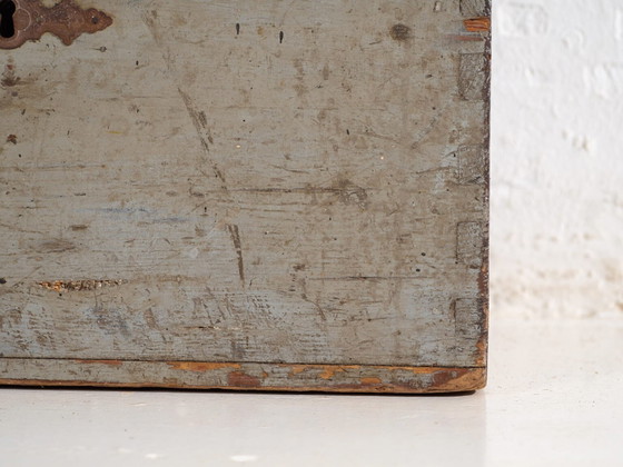 Kleine antike graue Truhe (ca. 1900) #69 – Kommoden, Rustic (photo 39 of 40)
