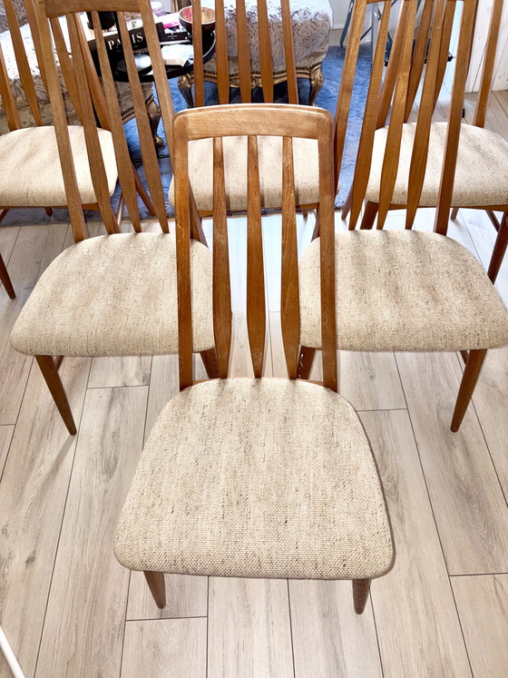 Image 1 of Niels Koefoeds stoelen, Deens teakdesign, 6 stuks