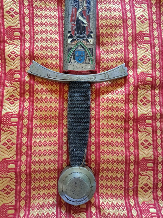 Alfonso X / Sancho IV Sammlerschwert - Authentisches MARTO Toledo, Dekorative Objekte, Metall, Stoff, Schwarz (Foto 3 von 8)