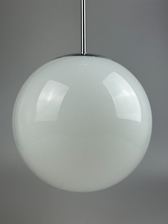 Image 1 of 60s 70s lamp ball lamp hanging lamp glass ceiling lamp space age design