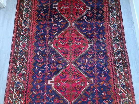 Image 1 of Tappeto persiano Qashqai fatto a mano