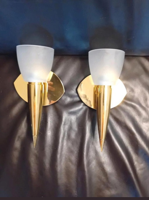 2 x Leola Italian Design Wall Lights