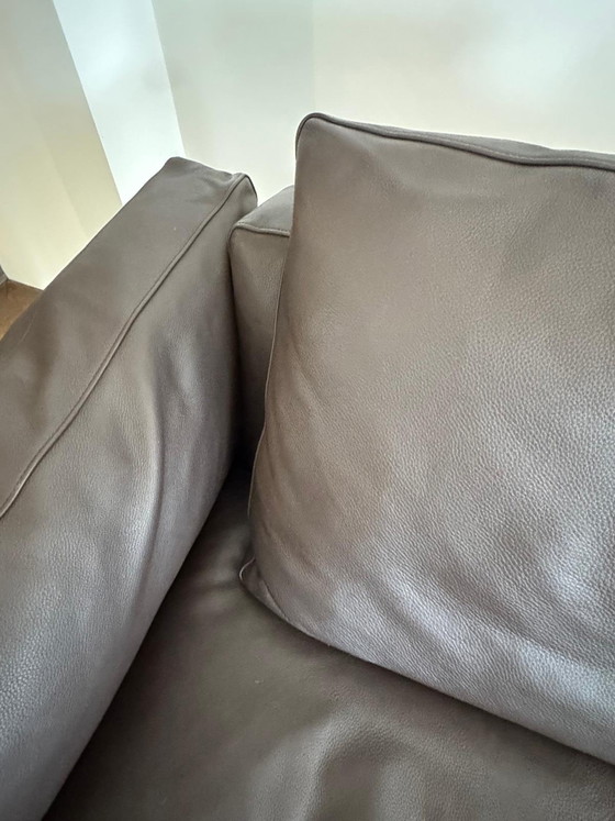 Image 1 of Flexform Flexform Zeno 5 plazas Cuero Premium Testa di Moro LP € 22.000