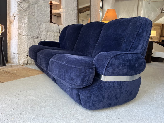 Image 1 of Set di divano e 2 poltrone Space Age anni '70