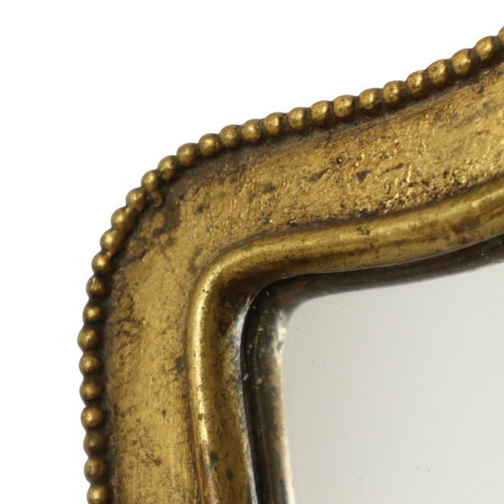 Kleine Franse Kuifspiegel Bladgoud Verguld Barok Stijl – Glass (photo 17 of 26)
