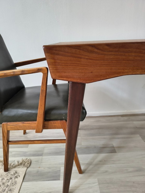 Image 1 of Mid-Century Eettafel Louis Van Teeffelen – Wébé - Teak