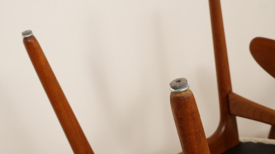 Image 1 of 4 x dining chair | Teak | Newly upholstered