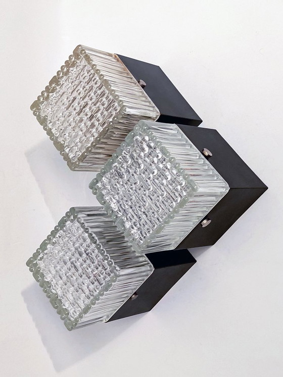 Plafonniers Forme Cubique Années 60 – Metal (photo 10 of 24)