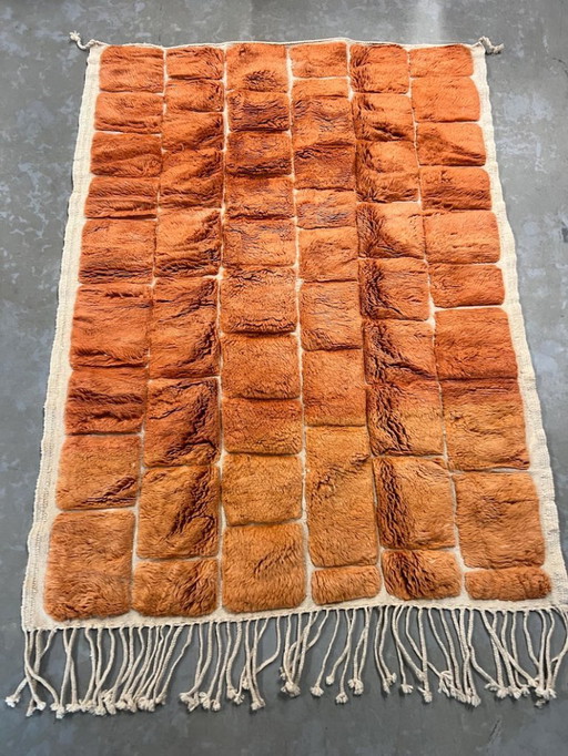 Handmade Moroccan decorated rug 250cm x 150cm