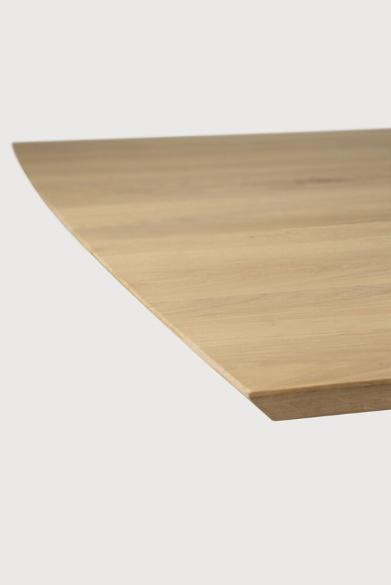 Image 1 of table à manger ethnique en forme de radeau