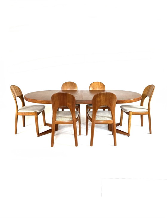 Image 1 of Vintage extendable Danish dining table, Bramin ‘60