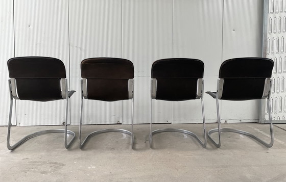 Image 1 of Vintage Cidue C2 Chairs Willy Rizzo