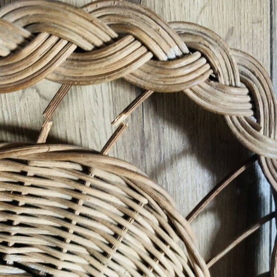 Image 1 of Wicker mirror