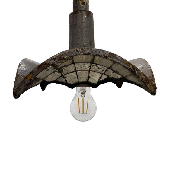 Image 1 of Suspension industrielle vintage n° 1 par Esla avec miroirs