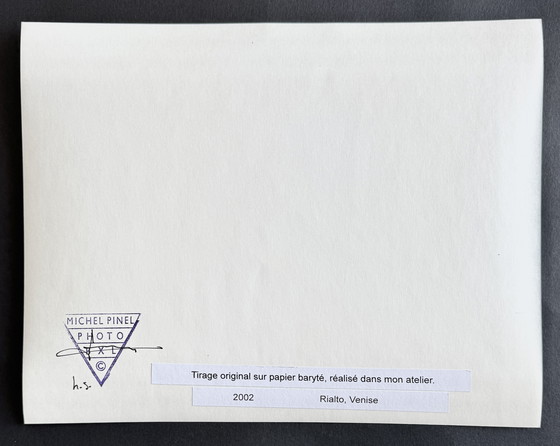 Image 1 of Michel Pinel - rare photograph of the Rialto in Venice in 2002