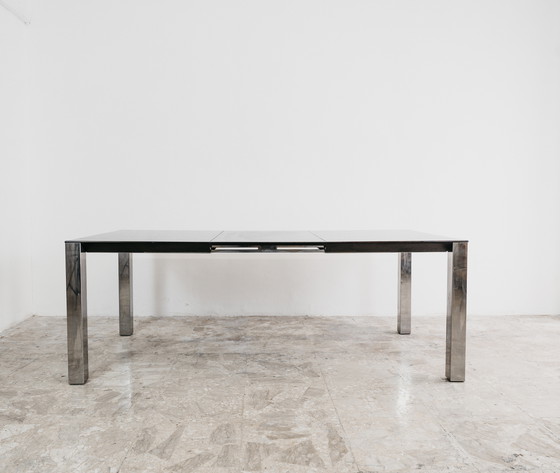 Image 1 of Giovanni Offredi Saporiti Folding Dining Table, 1970s Design