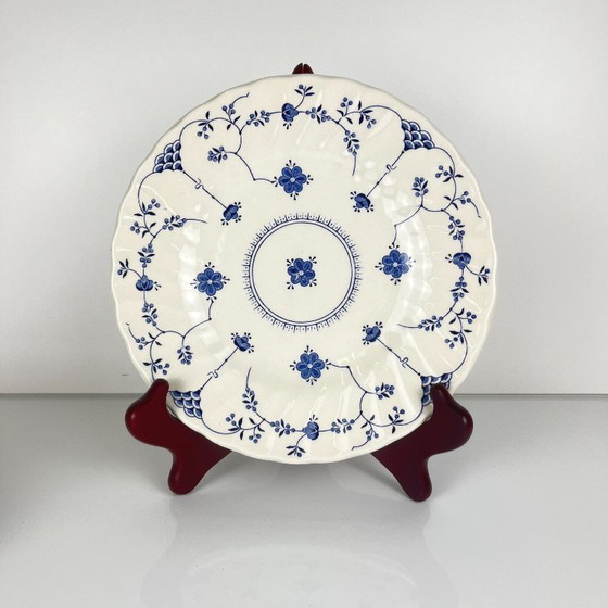 Image 1 of Set de 6 assiettes à dessert Myott Meakin, Angleterre, bleu