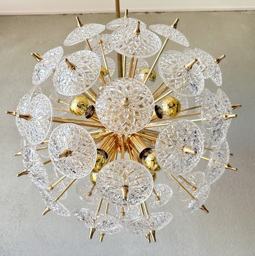 Vintage Val St Lambert Sputnik Pendant Lamp