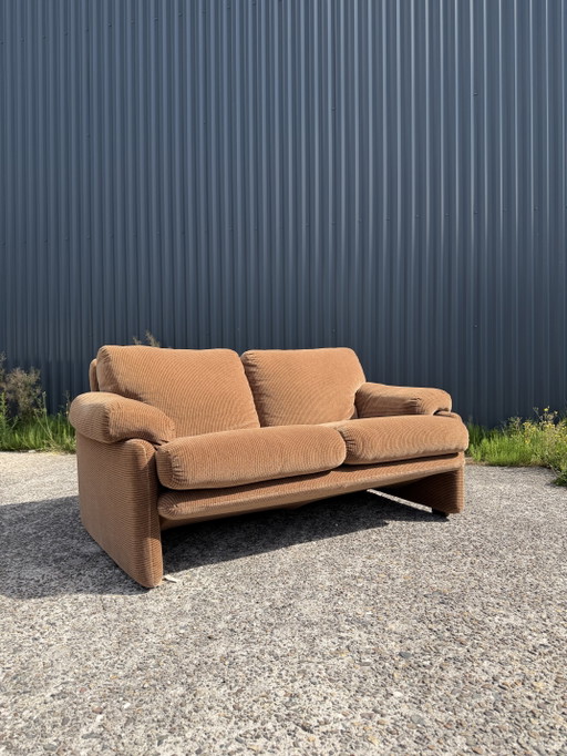 B&B Italia Tweezits Bank Bruin – 2 zitsbanken, Textile, Vintage (photo 2 of 17)