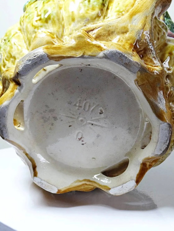 Importante Vaso per piante antico in barbotina di Onnaing "Citrouille", fine XIX secolo, Vasi per piante (foto 15 di 15)