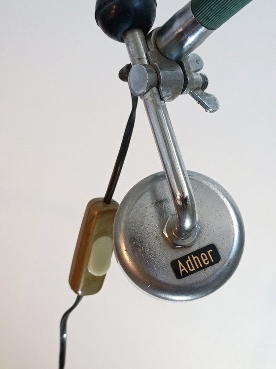 Image 1 of Magnetic industrial lamp by Adher (Jieldé) 1950s