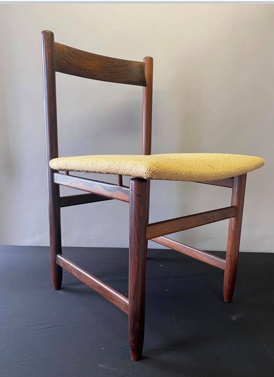 Image 1 of 6x Mid Century Stühle aus Rosenholz