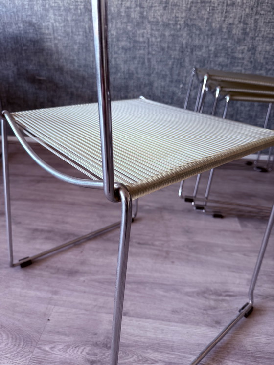 Image 1 of 4x Spaghettistoelen van Giandomenico Belotti voor Alias, ca.80s