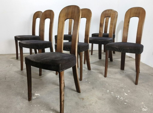 Postmodern High Back Dining Chairs – eetkamerstoelen, Wood