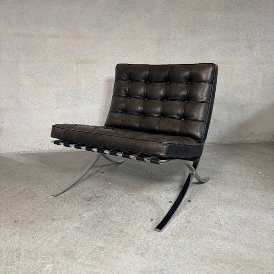 Sedia Barcelona di Ludwig Mies van der Rohe Knoll Studio – Poltrone, Leather (photo 11 of 11)