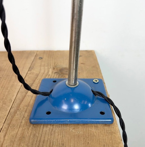 Image 1 of Industrial East German Scissor Lamp from VEB Zweckleuchtenbau Dresden, 1950s