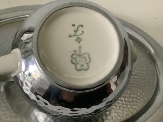 Image 1 of Art Deco hammered Bauscher Thermisol tableware