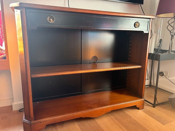 Roche Bobois Les Provinciales Solid Wood Media Console & Bookcase – Sideboard (photo 4 of 5)