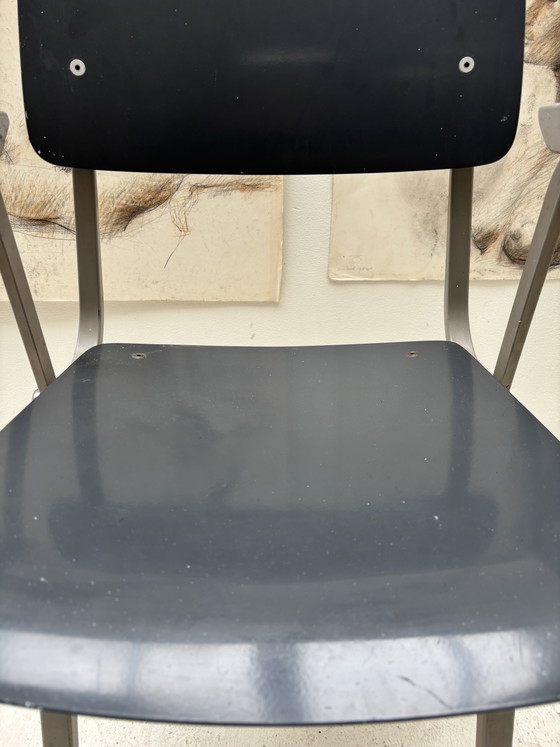 Revolt Folding Chair Friso Kramer – Eetkamerstoelen, Metal (photo 6 of 9)