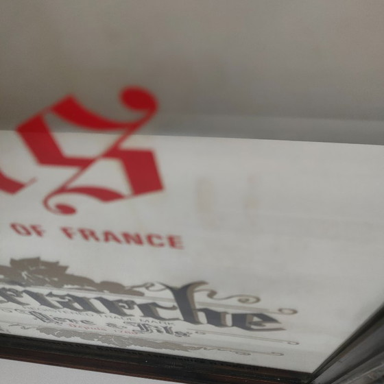 Image 1 of Vintage Beaujolais pubspiegel wanddecoratie spiegel