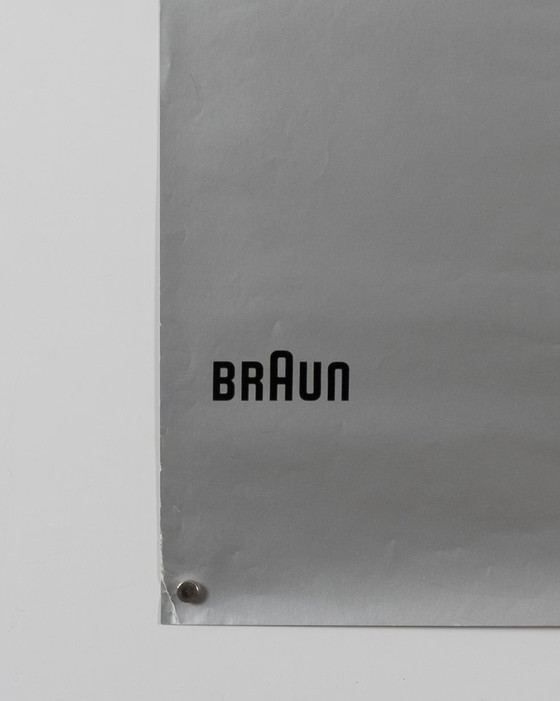 Image 1 of Braun Regie 510 – 1972 – Originele vintage reclameposter – Dieter Rams - Mid-Century Modern – 84,1 x 59,4 cm A1
