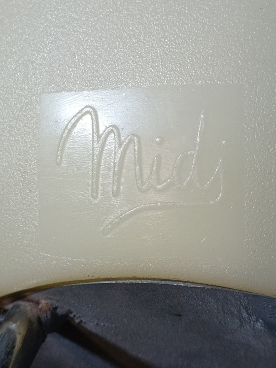 Image 1 of Tabouret de Bar par Roberto Foschia pour MIDJ 1970s Édition Originale