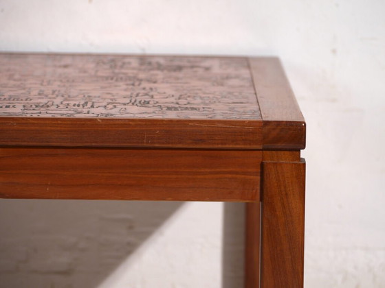 Table basse vintage en teck et cuivre dans le style de Heinz Lilienthal – Allemagne, circa 1970 (photo 31 of 40)