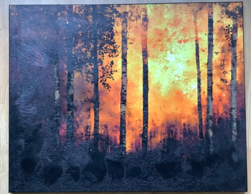 Gemälde "Die Wälder" John Wysoscky