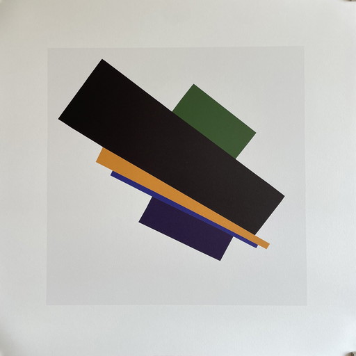 Kazimir Severinovich Malevich (1878-1935), Suprematisme, 1915, Printed in Italy