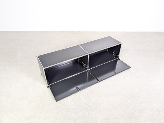 Image 1 of Credenza originale USM Haller 1x2 Fritz Haller nera